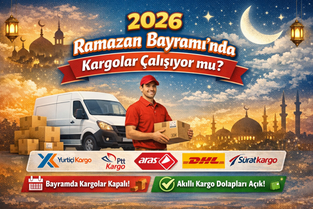 2026 Ramazan Bayramı’nda Kargolar Çalışıyor mu? (Yurtiçi, PTT, Aras, DHL, Sürat)